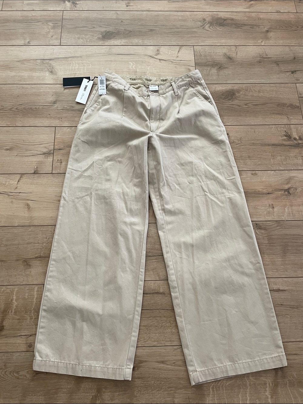 NWT Aritzia Tna 90s Chino Pant in Humus Beige - Size 8